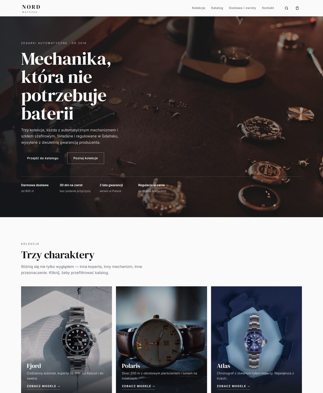 Zrzut strony — NORD Watches